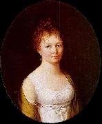 Louis Leopold  Boilly Portrait of Gabrielle Josephine du Pont painting